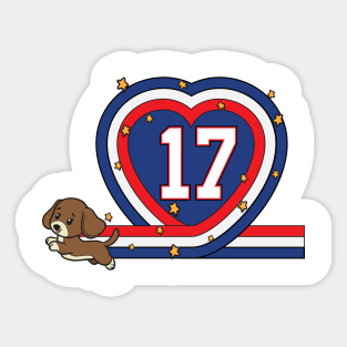 Zoomies for Josh! Sticker